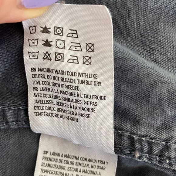 ❤️Last Chance American Eagle Outfitters 100% cotton utility zip up jacket sizeXS - Picture 9 of 11